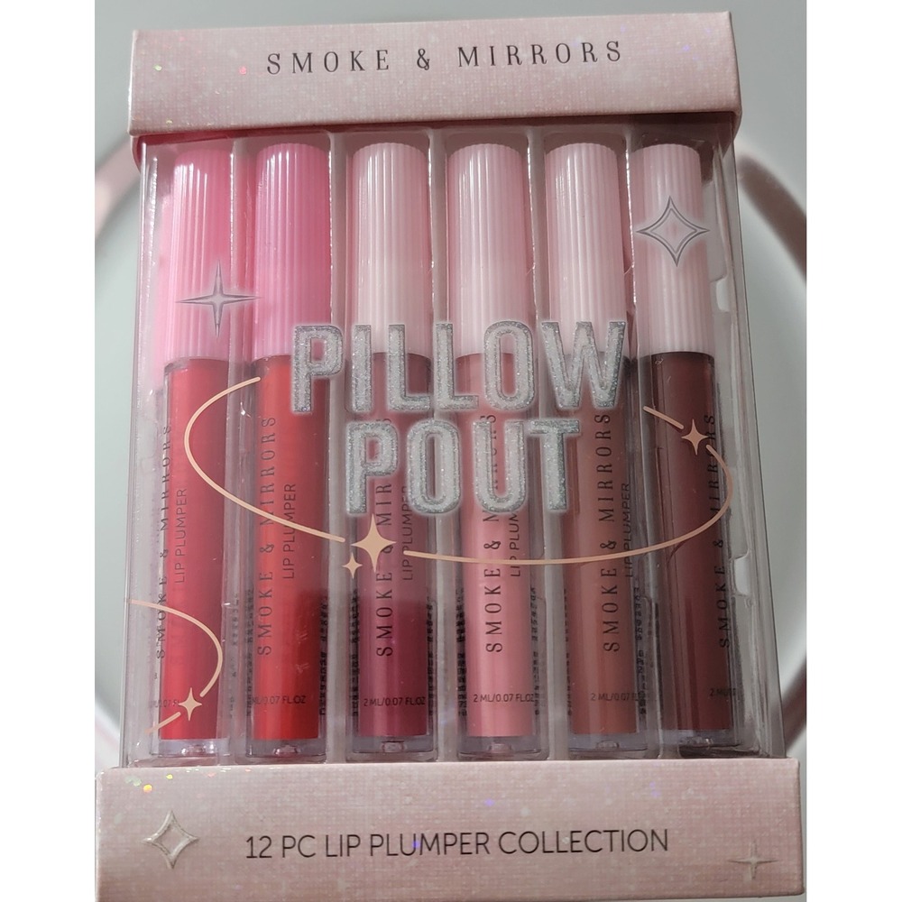 Smoke & Mirrors Pillow Pout 12 PC Lip Plumper Collection Set New